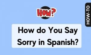 How Do You Say Sorry In Spanish?